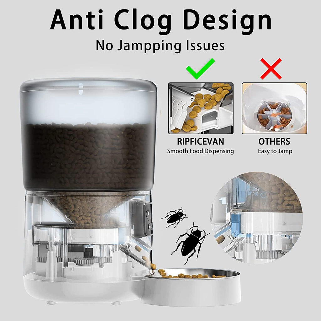 Automatic Pet Feeder with WiFi App Control