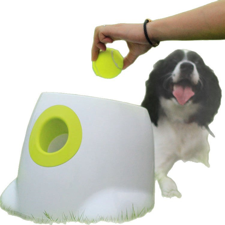Pet ball throwing machine launcher