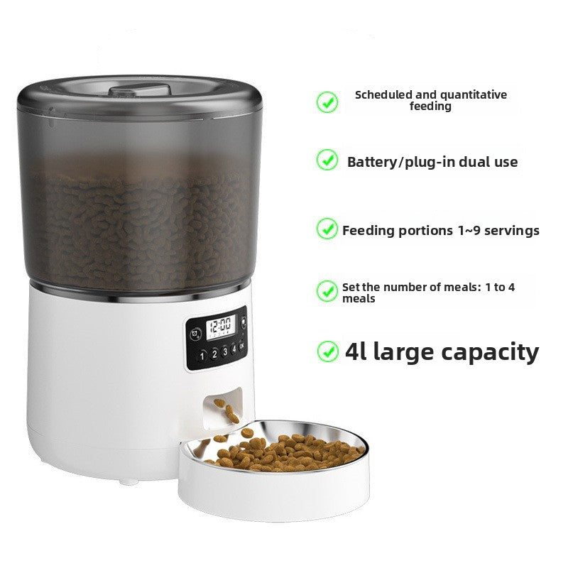 Automatic Pet Feeder with WiFi App Control